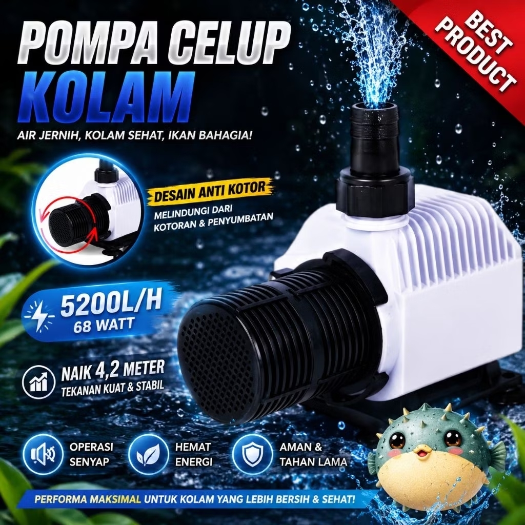 ARMADA AM 107A POMPA KOLAM AQUARIUM SUBMERSIBLE PUMP