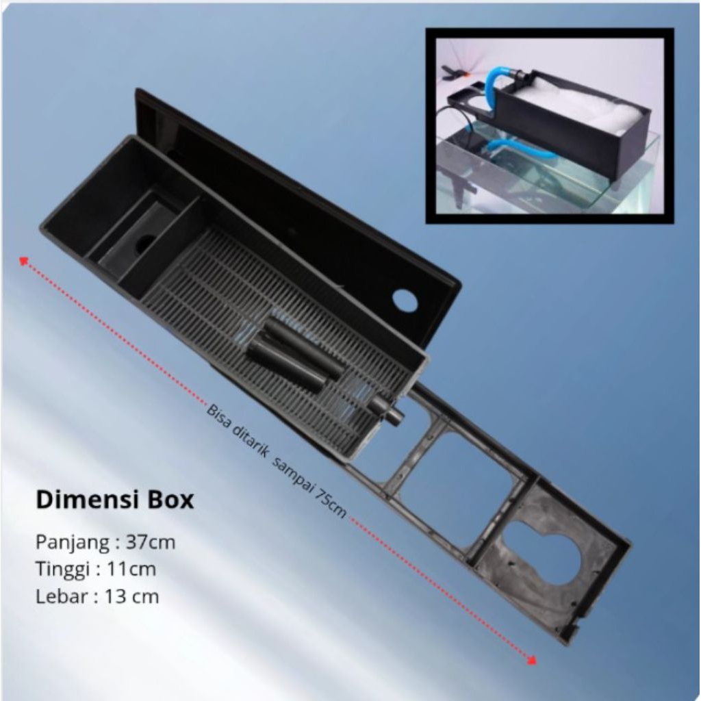 NIKITA STAR BOX KOSONG FILTER JUMBO BOX MEDIA FILTER AQUARIUM AQUASCAPE