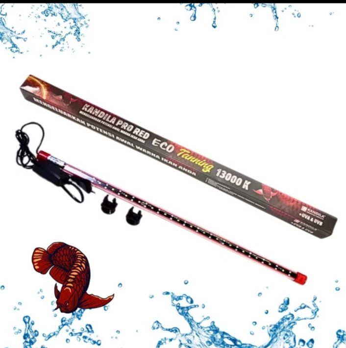 KANDILA PRO RED ECO T13 30 TANNING 13000K UVA & UVB LAMPU LED AQUARIUM AQUASCAPE
