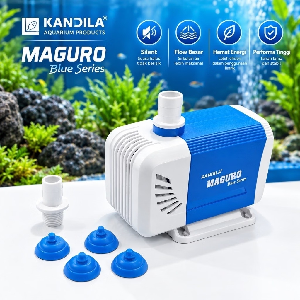 KANDILA MAGURO MB 103 Blue Series Pompa Kolam Aquarium Hidroponik