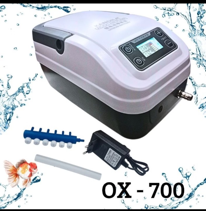 KANDILA OXYMAX OX 700 AC DC AIRPUMP AERATOR KOLAM AQUARIUM