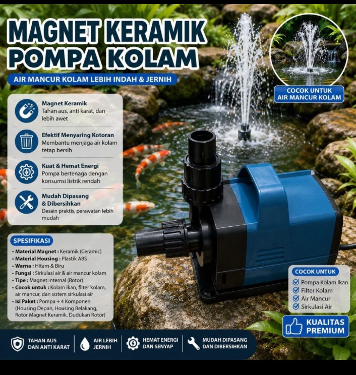 KANDILA JTP 9000 POMPA KOLAM AQUARIUM VARIABLE FREQUENCY PUMP