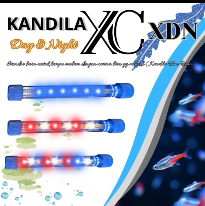 KANDILA XC DAY AND NIGHT XDN 20 / 30 / 40 LED KANDILA BLUE RELAX AQUARIUM AQUASCAPE