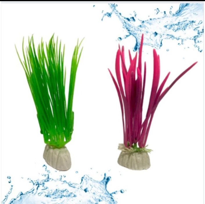 Hiasan Aquarium Bunga Plastik bunga small