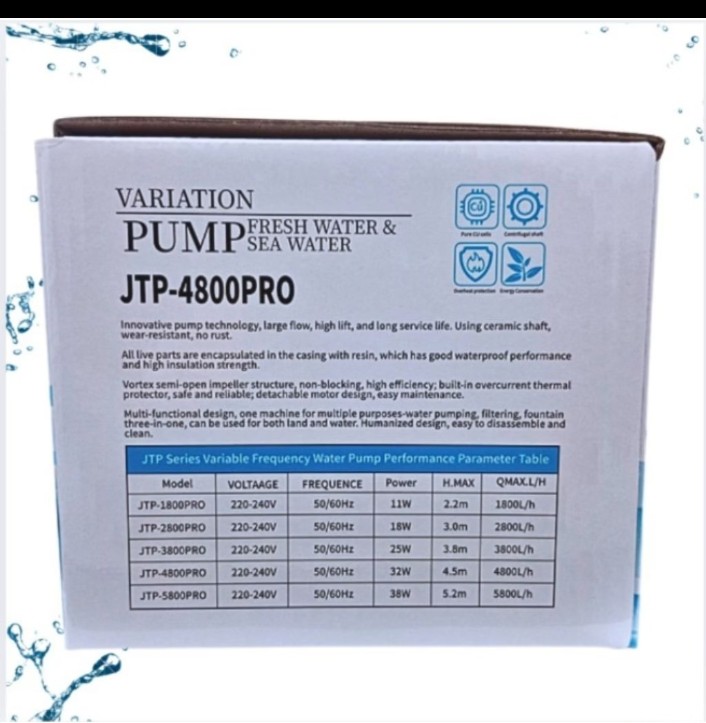 YMN JTP 5800 PRO POMPA KOLAM AQUARIUM HIDROPONIK