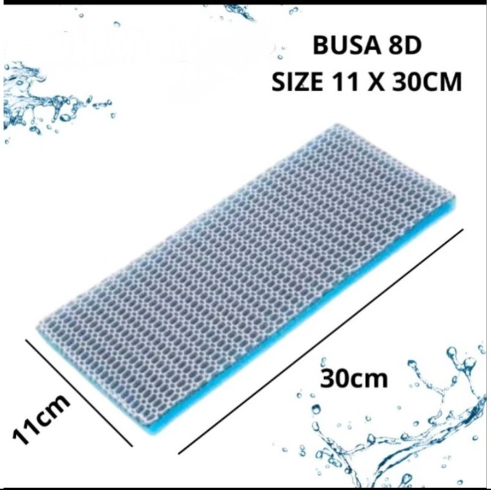 KANDILA PRO BUSA FILTER 11 X 30CM KAPAS 8D ( 2 PCS ) AQUARIUM FILTERMAT HONEY COMB DESIGN