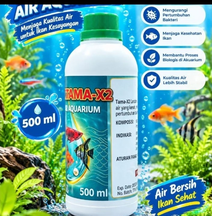 Penjernih air kolam Aquarium TAMA TIGER O2 500ML TAMASINDO