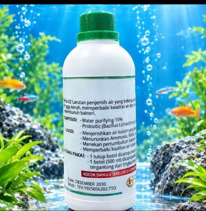 Penjernih air kolam Aquarium TAMA TIGER O2 500ML TAMASINDO