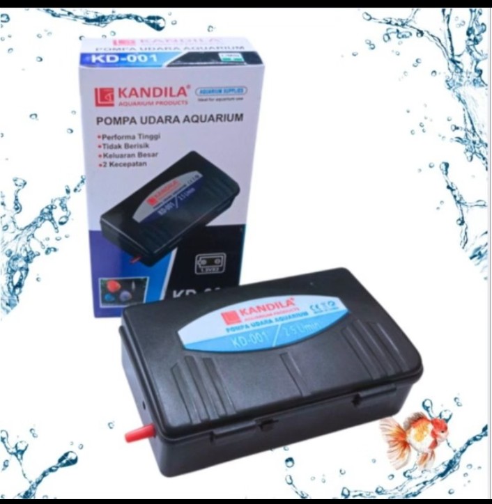KANDILA PRO KD 001 AIRPUMP BATERAI POMPA UDARA AQUARIUM