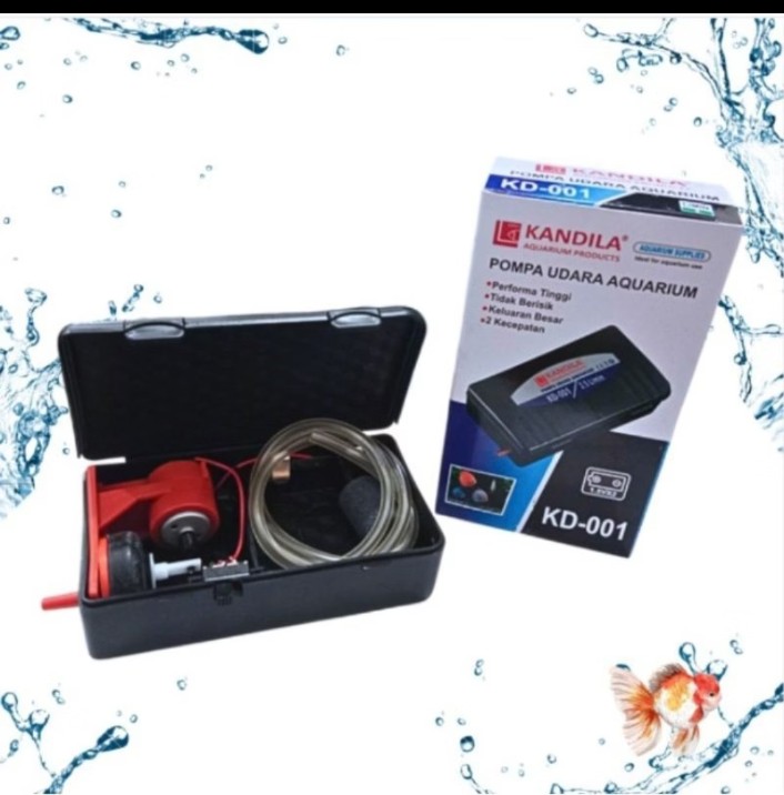 KANDILA PRO KD 001 AIRPUMP BATERAI POMPA UDARA AQUARIUM
