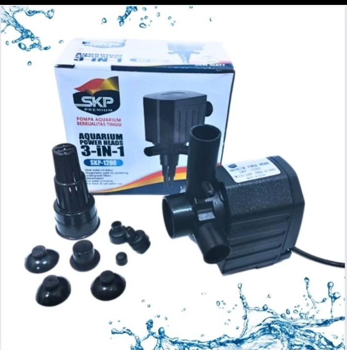 SKP PREMIUM 1200 Promo murah Pompa Aquarium kolam kecil